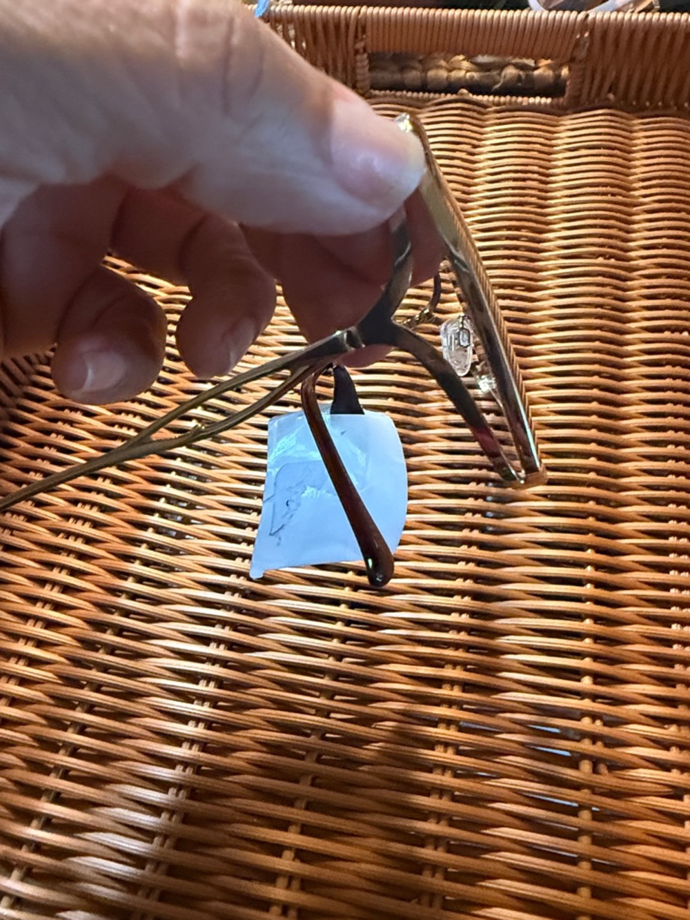 Steve Madden Gold Frame Brown Lens Square Oversized Sunglasses - Picture 3 of 5
